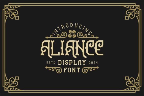 Aliance: A Vintage Font with Victorian Charm