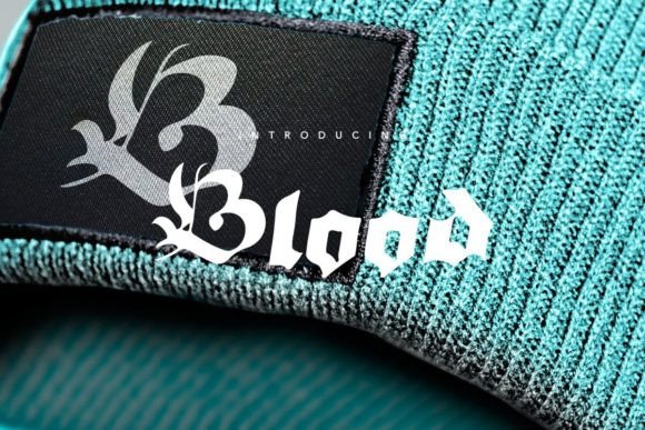 Blood Font: Merging Edgy Character with Clean Design
