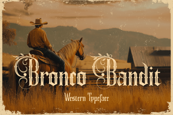 Bronco Bandit: A Typeface with Frontier Grit