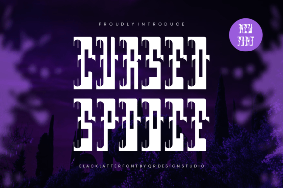 Cursed Spooce: A Bold Gaming Font for Authentic Branding