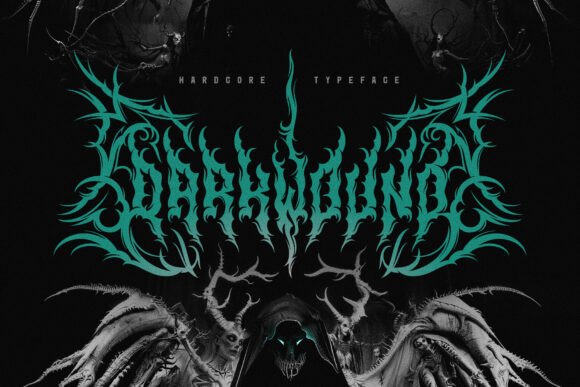 Darkwound Typeface: Unleash Your Inner Brutal Design