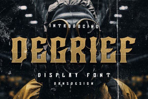 Degrief: Crafting Atmosphere with a Horror Metal Display Typeface