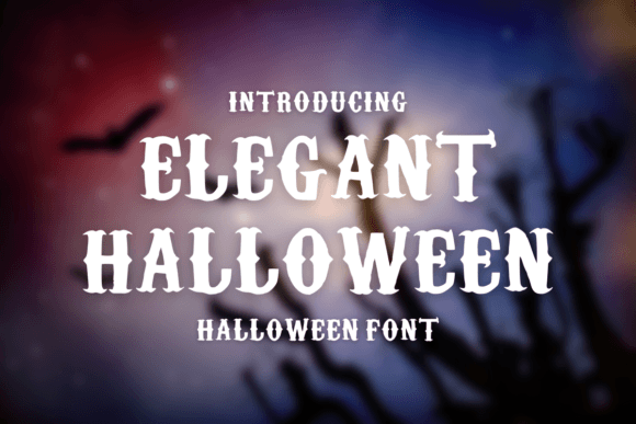 Elegant Halloween: A Typeface for Sophisticated Scares