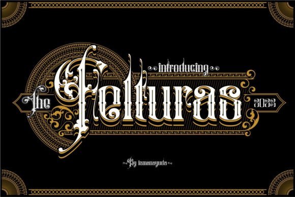 Felturas: Victorian Charm for Modern Tattoo & Brand Mockups