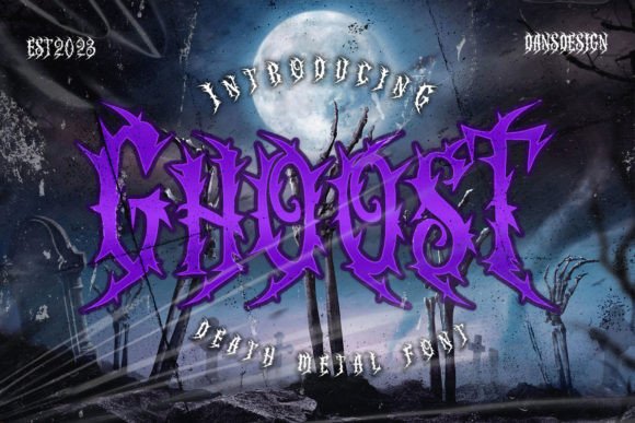 Ghoost: The Horror Metal Font for Unforgettable Branding