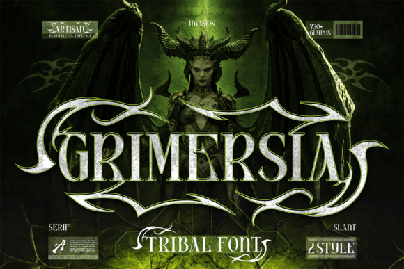 Grimersia: Sharp, Sacred Typography with a Rebellious Edge