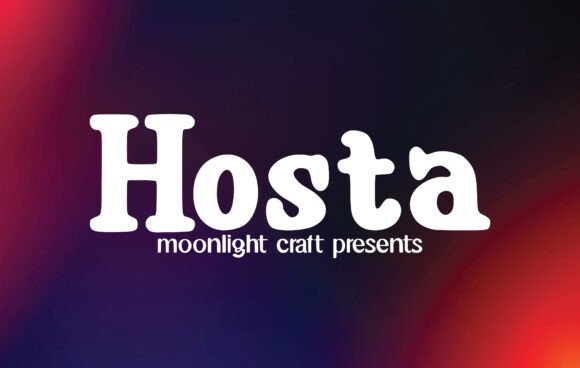 Hosta: A Handwritten Font for Authentic Branding