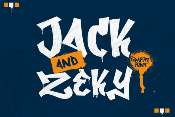 Jack and Zeky: The Graffiti-Inspired Font for Audacious Design