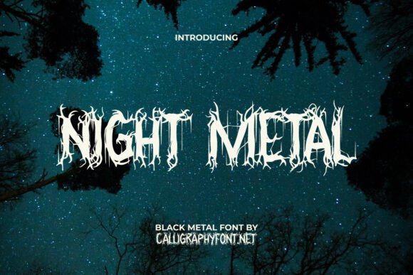 Night Metal: The Definitive Typeface for Unforgettable Branding