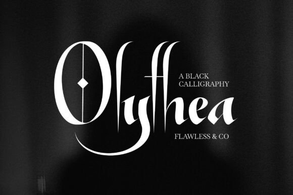 Olythea: A Font with Gothic Soul and Modern Elegance