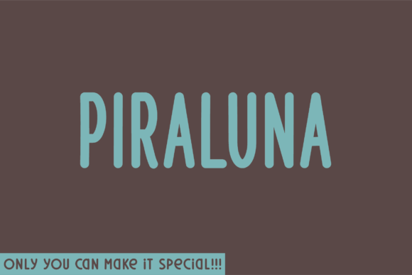 Piraluna: The Handwritten Font That Keeps Its Natural Imperfections