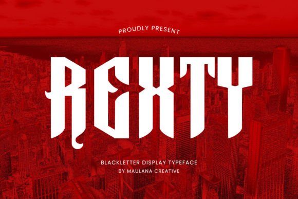 Rexty: The Old-Fashioned Font with Modern Boldness
