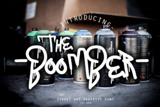 The Boomber: A Graffiti Font That Commands Attention