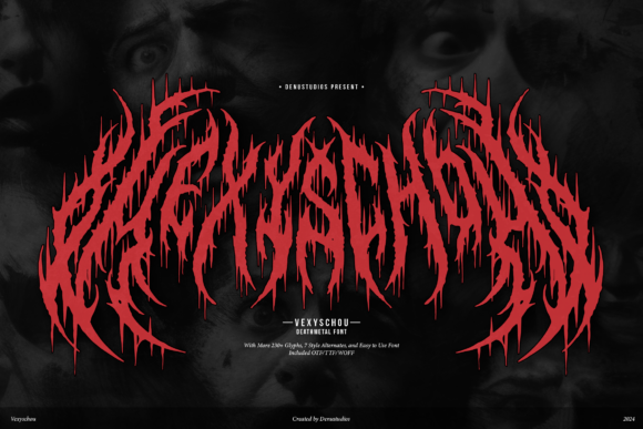 Vexyschou: The Ferocious Typeface for Extreme Design