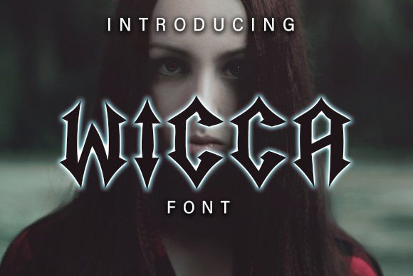 Wicca Typeface: Capturing Dark Elegance in Your Designs